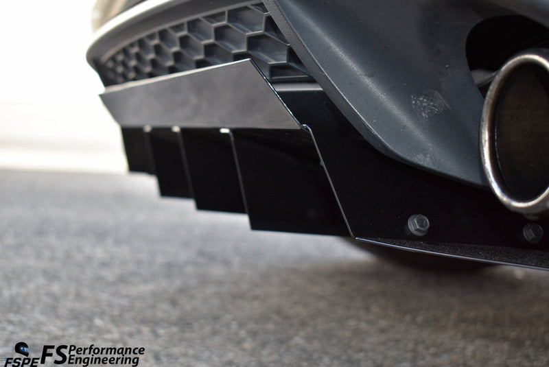Load image into Gallery viewer, Volkswagen MK7 (2015 - 2017) Golf GTI Rear Diffuser "Fausto & Furious" - FSPE