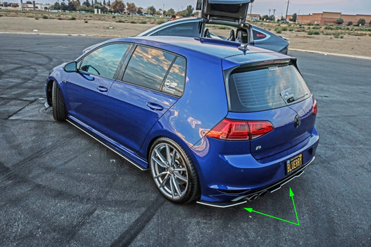 Volkswagen MK7 (2015-2017) Golf R Rear Spats / Valance / Diffuser - FSPE
