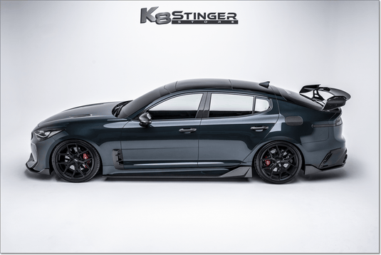 2018 - 2023 Kia Stinger - Adro AT - R2 Swan Neck Carbon Fiber Wing - FSPE