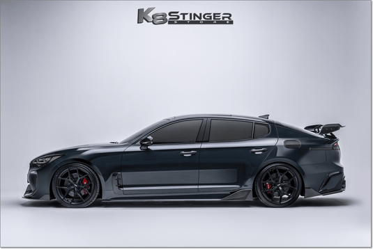 2018 - 2023 Kia Stinger - Adro AT - R2 Swan Neck Carbon Fiber Wing - FSPE