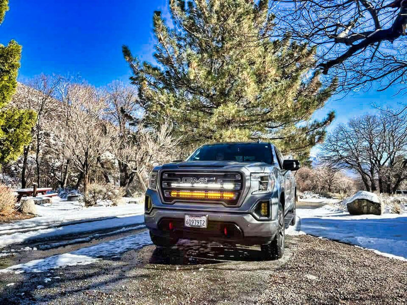 Load image into Gallery viewer, 2019+ GMC Sierra 1500 Dual 40 in Light Bars - SLIM - FSPE
