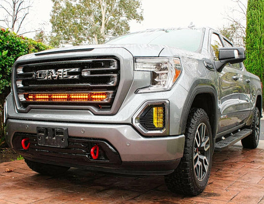 2019+ GMC Sierra 1500 Single 40in Light Bar - SLIM - FSPE