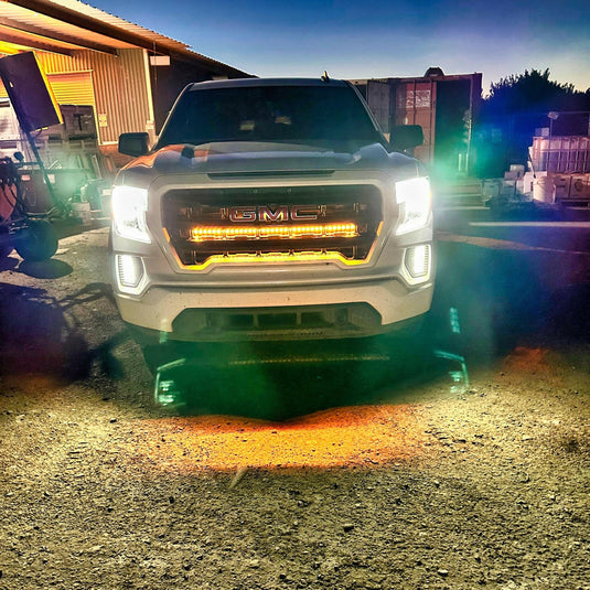 2019+ GMC Sierra 1500 Single 40in Light Bar - SLIM - FSPE