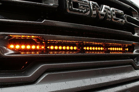 2019+ GMC Sierra 1500 Single 40in Light Bar - SLIM - FSPE