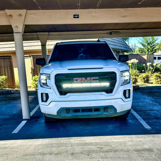 2019+ GMC Sierra 1500 Single 40in Light Bar - SLIM - FSPE