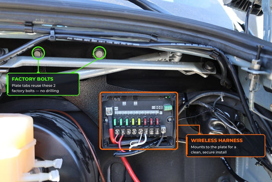 2019+ Mercedes Sprinter Wireless Harness 2.0 Mounting Plate - FSPE