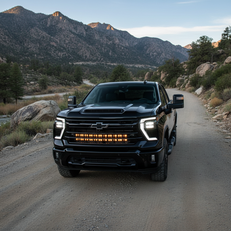 Load image into Gallery viewer, Chevrolet Silverado 2500/3500HD Dual 40-Inch Light Bars (2020-2026) - PRO
