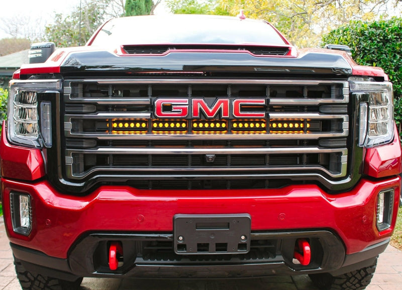 Load image into Gallery viewer, 2020+ GMC Sierra 2500/3500HD Single 40 in Light Bar - FSPE
