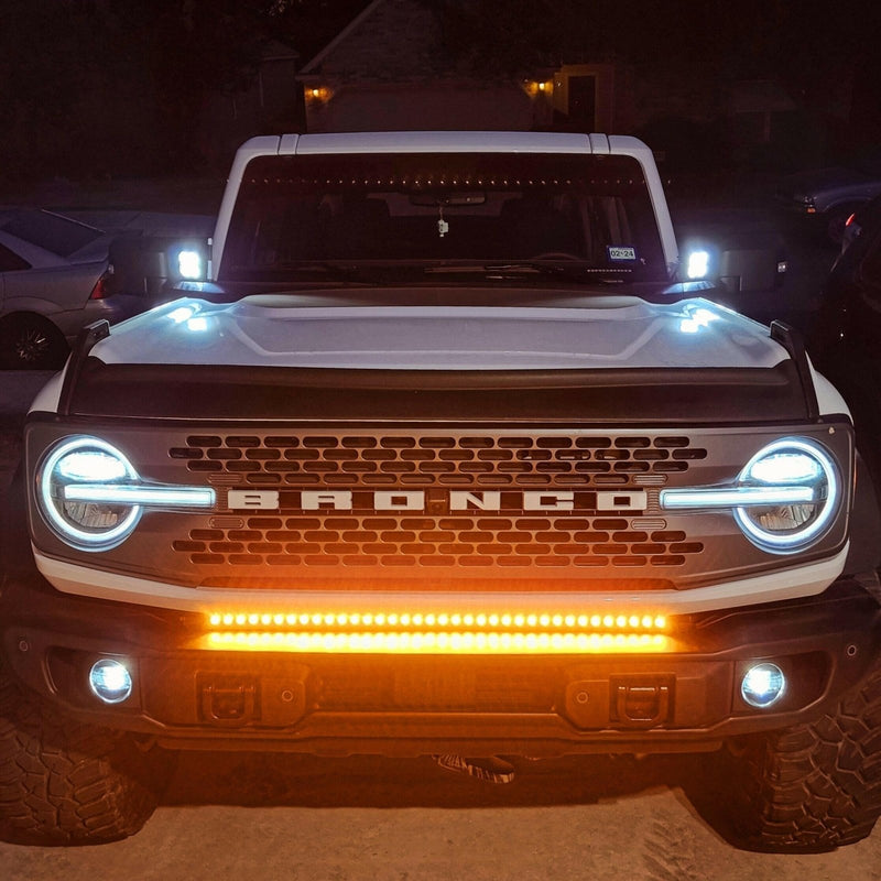 Load image into Gallery viewer, 2021+ Ford Bronco Capable Bumper 40in Light Bar - Slim - FSPE
