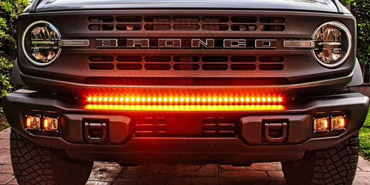 2021+ Ford Bronco Capable Bumper 40in Light Bar - Slim - FSPE
