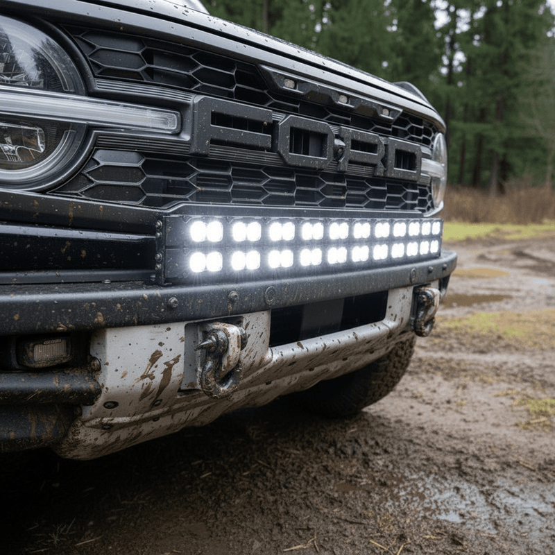Load image into Gallery viewer, 2021+ Ford Bronco Double Stacked Light Bars - FSPE
