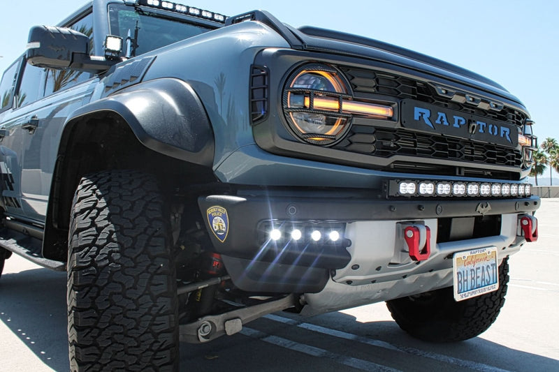 Load image into Gallery viewer, 2021+ Ford Bronco Modular Bumper Dual Function Fog Light Kit - FSPE
