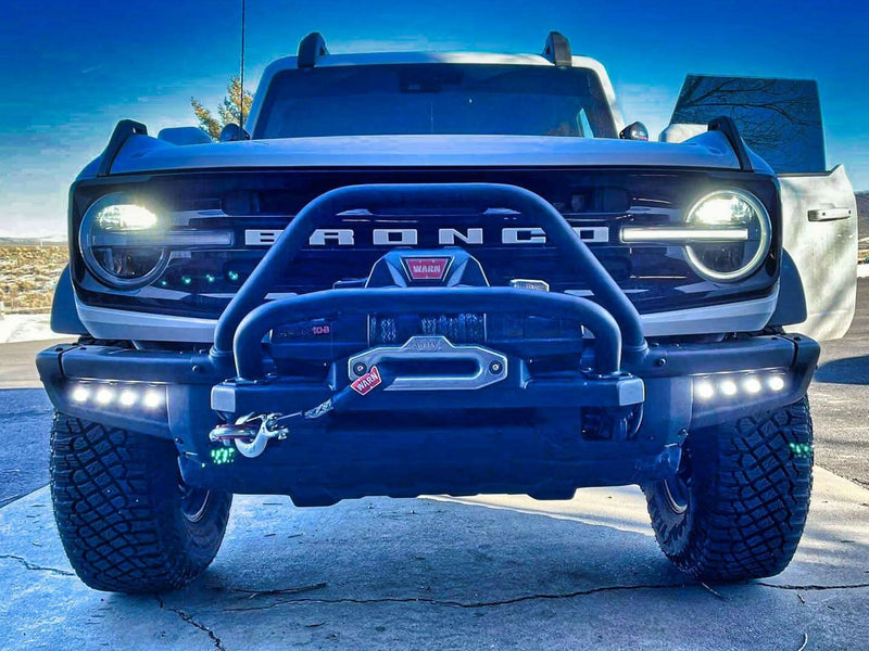 Load image into Gallery viewer, 2021+ Ford Bronco Modular Bumper Dual Function Fog Light Kit - FSPE
