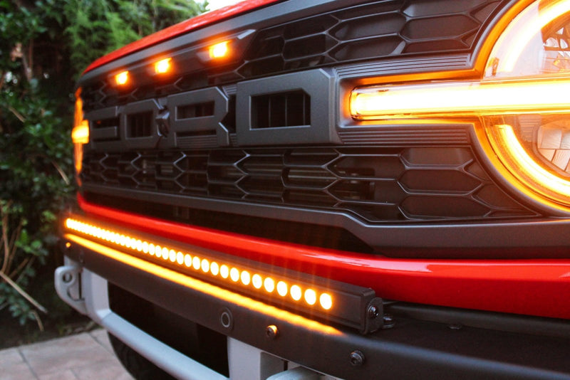Load image into Gallery viewer, 2022+ Ford Bronco Raptor 40in Bumper Light Bar - Slim - FSPE
