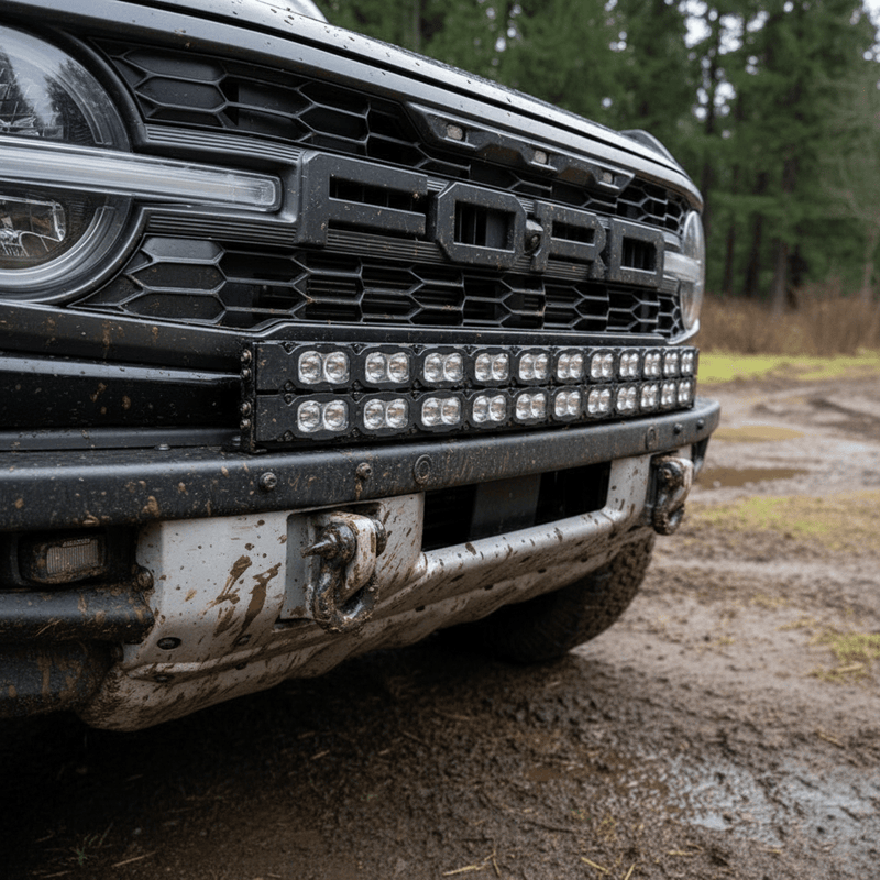 Load image into Gallery viewer, 2022+ Ford Bronco Raptor Double Stacked Light Bars - FSPE
