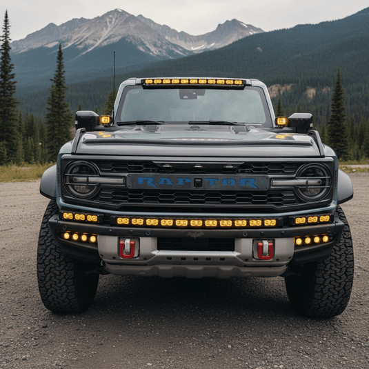 2022+ Ford Bronco Raptor Light Bar Extensions - FSPE