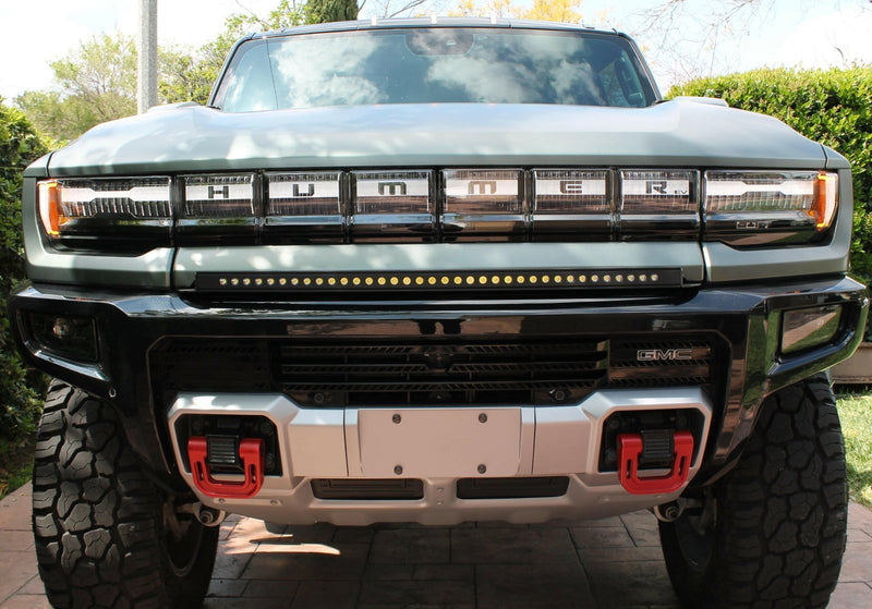 Load image into Gallery viewer, 2022+ GMC Hummer EV Bumper 40in Light Bar - Slim - FSPE
