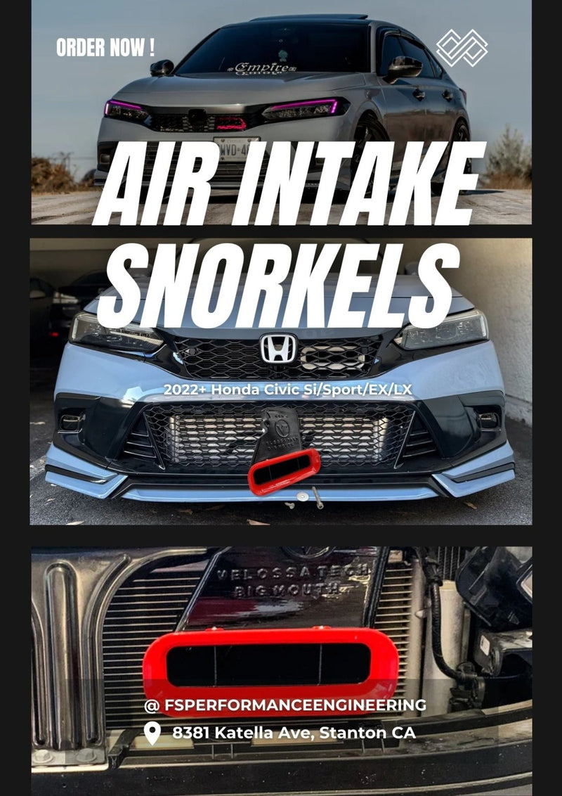 Load image into Gallery viewer, 2022+ Honda Civic Si/Sport/EX/LX BIG MOUTH Ram Air Intake Snorkel - FSPE

