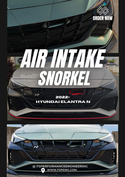 2022+ Hyundai Elantra N BIG MOUTH Ram Air Intake Snorkel - FSPE