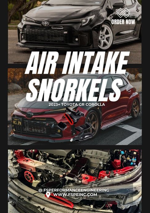 2023+ Toyota GR Corolla BIG MOUTH Ram Air Intake Snorkel PLUS High Flow Induction - FSPE