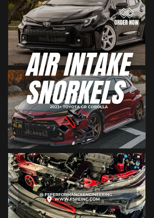 2023+ Toyota GR Corolla BIG MOUTH Ram Air Intake Snorkel PLUS High Flow Induction - FSPE