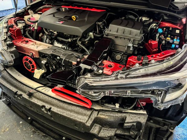 Load image into Gallery viewer, 2023+ Toyota GR Corolla BIG MOUTH Ram Air Intake Snorkel PLUS High Flow Induction - FSPE

