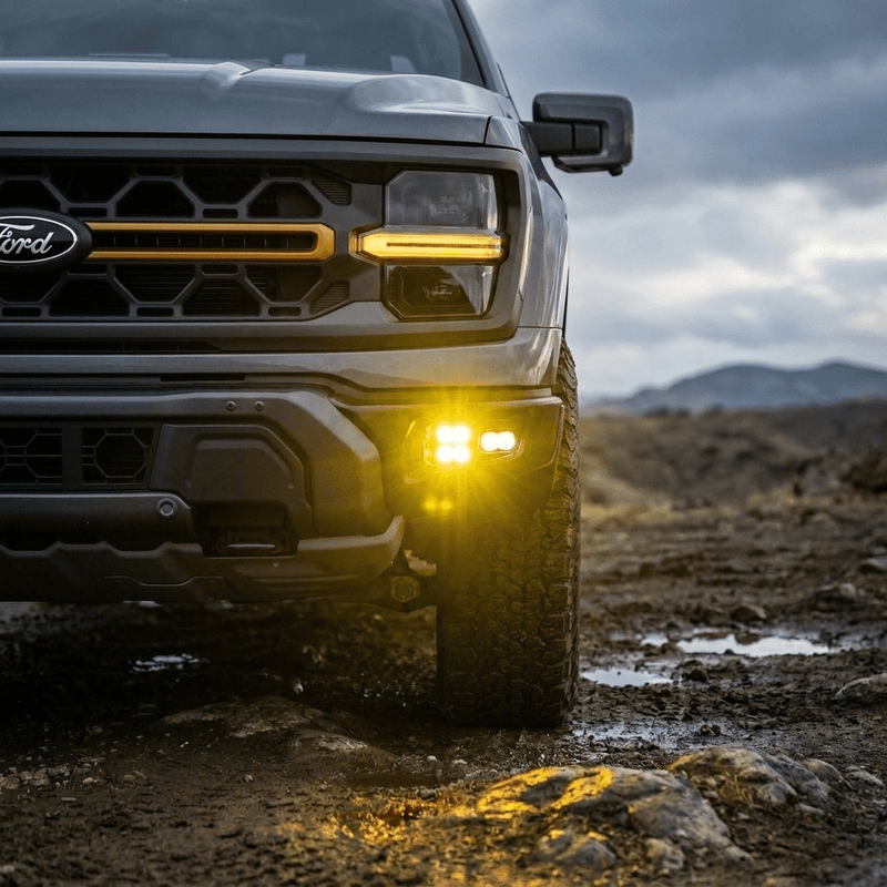 Load image into Gallery viewer, 2024+ Ford F150 Tremor Modular Bumper Fog Light Kit - FSPE
