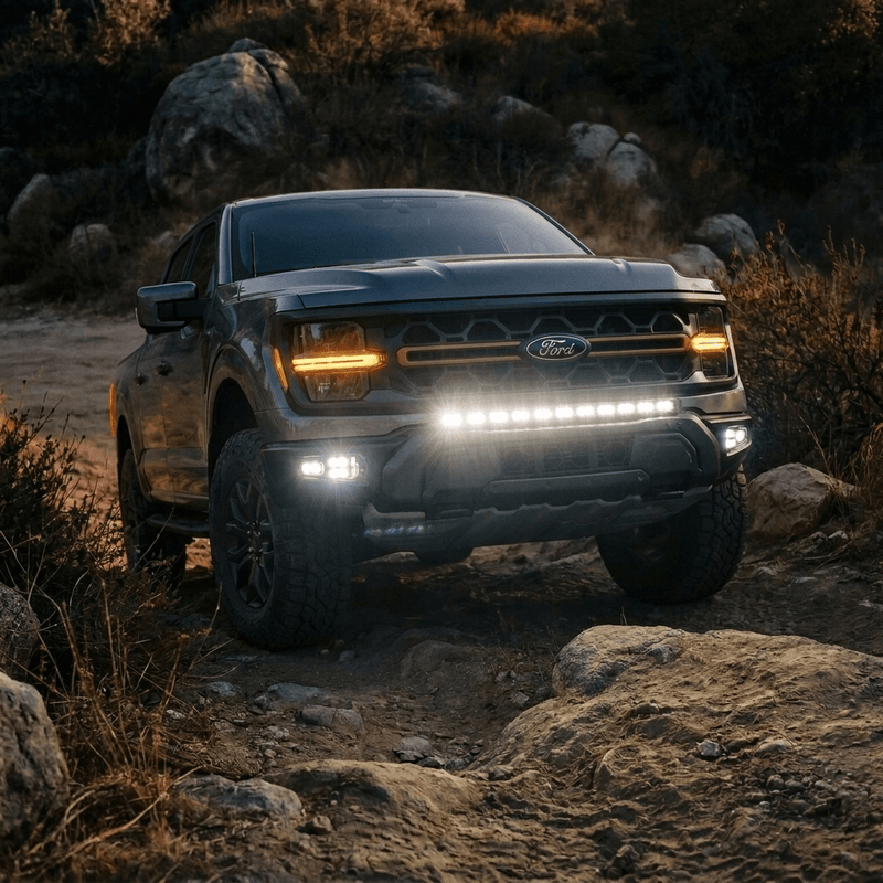 Load image into Gallery viewer, 2024+ Ford F150 Tremor Modular Bumper Fog Light Kit - FSPE
