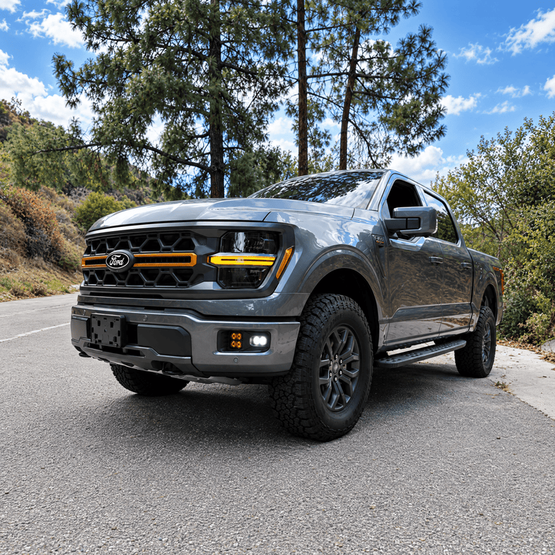 Load image into Gallery viewer, 2024+ Ford F150 Tremor Standard Bumper Fog Light Kit - FSPE
