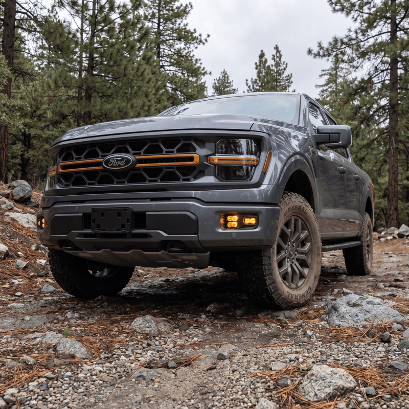 Load image into Gallery viewer, 2024+ Ford F150 Tremor Standard Bumper Fog Light Kit - FSPE
