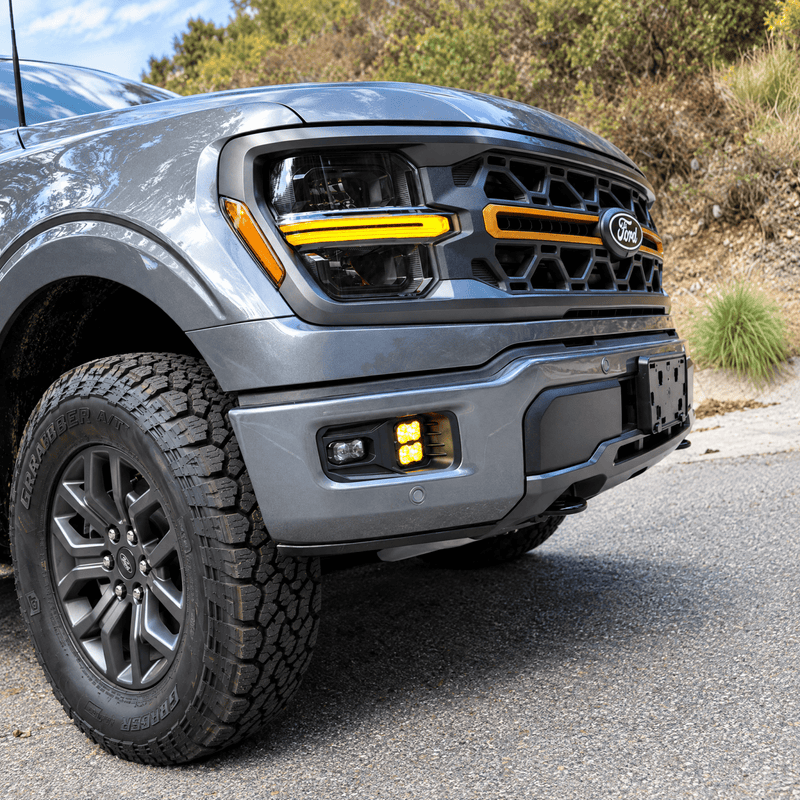 Load image into Gallery viewer, 2024+ Ford F150 Tremor Standard Bumper Fog Light Kit - FSPE
