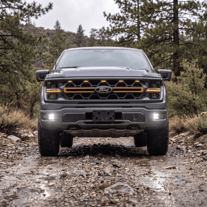 Load image into Gallery viewer, 2024+ Ford F150 Tremor Standard Bumper Fog Light Kit - FSPE
