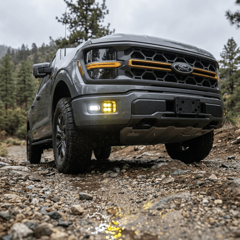 Load image into Gallery viewer, 2024+ Ford F150 Tremor Standard Bumper Fog Light Kit - FSPE
