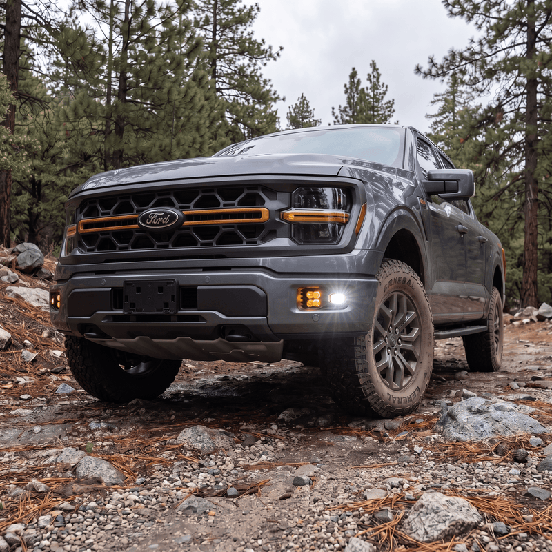 Load image into Gallery viewer, 2024+ Ford F150 Tremor Standard Bumper Fog Light Kit - FSPE

