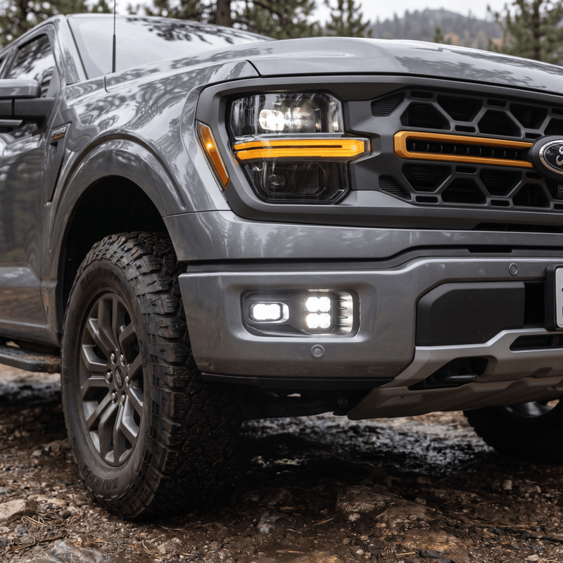 Load image into Gallery viewer, 2024+ Ford F150 Tremor Standard Bumper Fog Light Kit - FSPE
