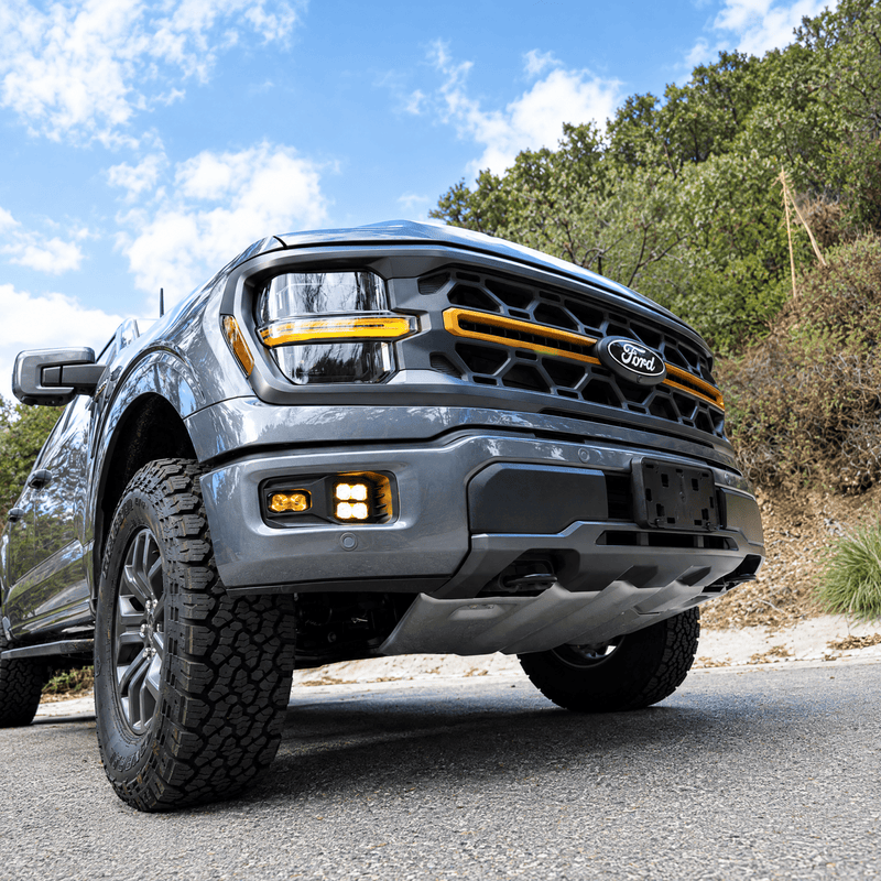 Load image into Gallery viewer, 2024+ Ford F150 Tremor Standard Bumper Fog Light Kit - FSPE
