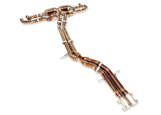 Audi RSQ8 Exhaust VANTA Edition Valved Catback Doulbe X-pipe 3''