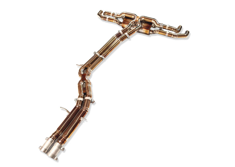 Load image into Gallery viewer, Audi RSQ8 Exhaust VANTA Edition Valved Catback Doulbe X-pipe 3''
