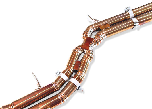 Audi RSQ8 Exhaust VANTA Edition Valved Catback Doulbe X-pipe 3''