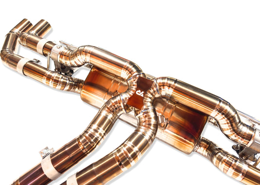 Audi RSQ8 Exhaust VANTA Edition Valved Catback Doulbe X-pipe 3''