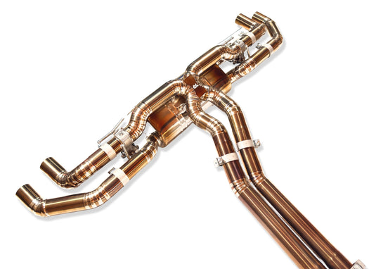 Audi RSQ8 Exhaust VANTA Edition Valved Catback Doulbe X-pipe 3''