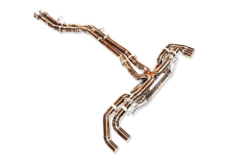 Load image into Gallery viewer, Audi RSQ8 Exhaust VANTA Edition Valved Catback Doulbe X-pipe 3''
