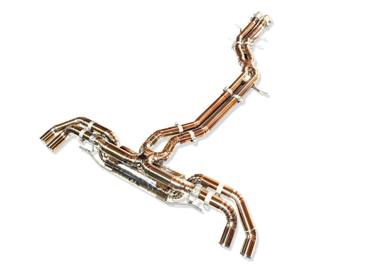 Audi RSQ8 Exhaust VANTA Edition Valved Catback Doulbe X-pipe 3''