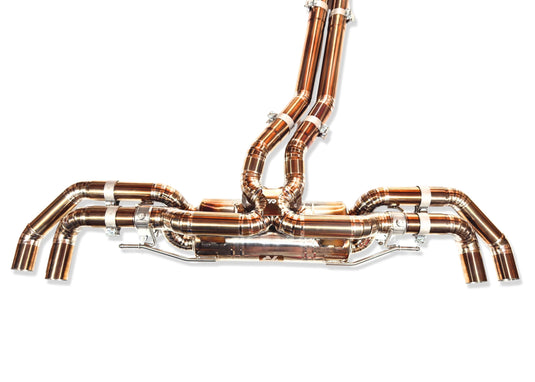 Audi RSQ8 Exhaust VANTA Edition Valved Catback Doulbe X-pipe 3''