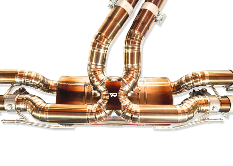 Load image into Gallery viewer, Audi RSQ8 Exhaust VANTA Edition Valved Catback Doulbe X-pipe 3''
