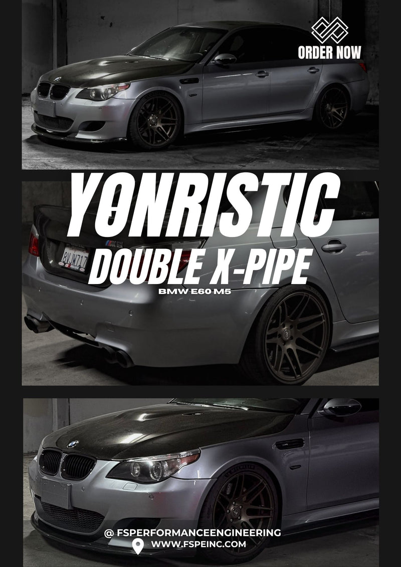Load image into Gallery viewer, BMW E60 M5 Performance Exhaust System Double X-Pipe
