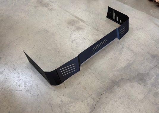 Black aluminum lip for honda acty on concrete floor