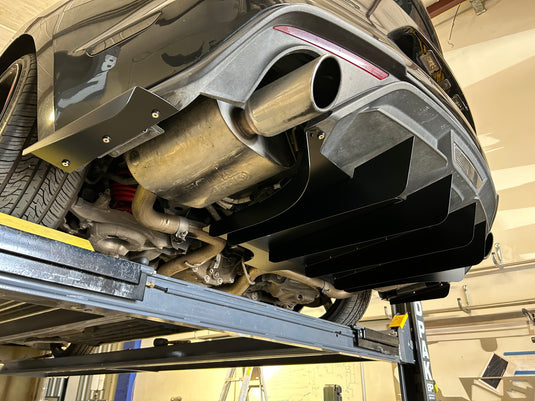 Ford Mustang (2018-2023) Ecoboost ATHENA Rear Diffuser & Spats
