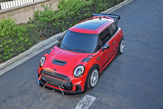 Mini Cooper JCW Frame Mounted Front Splitter (2021-2024) & (2017-2020 w/ LCI2 Bumper Conversion)