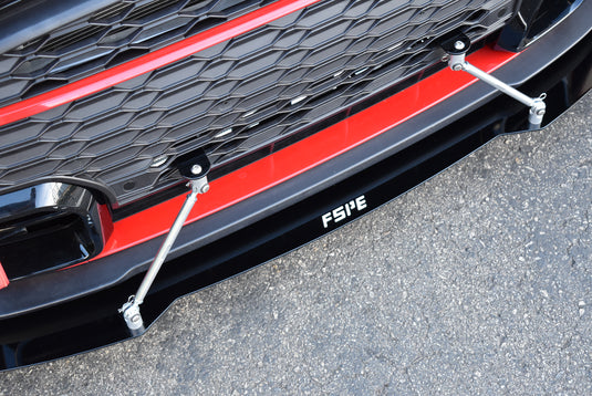 Mini Cooper JCW Frame Mounted Front Splitter (2021-2024) & (2017-2020 w/ LCI2 Bumper Conversion)